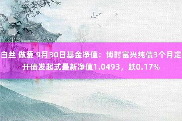 白丝 做爱 9月30日基金净值：博时富兴纯债3个月定开债发起式最新净值1.0493，跌0.17%