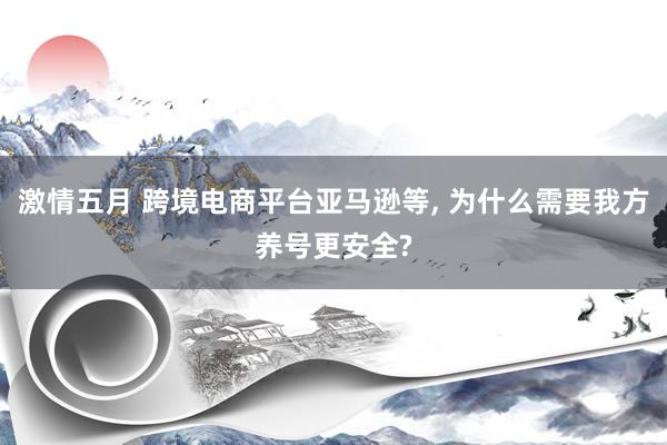 激情五月 跨境电商平台亚马逊等, 为什么需要我方养号更安全?