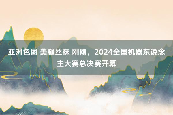 亚洲色图 美腿丝袜 刚刚，2024全国机器东说念主大赛总决赛开幕